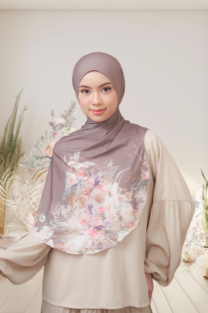 [ BUY 3 GET 1 FREE HIJAB ] Runa Emily - RE46.3 Cocoa