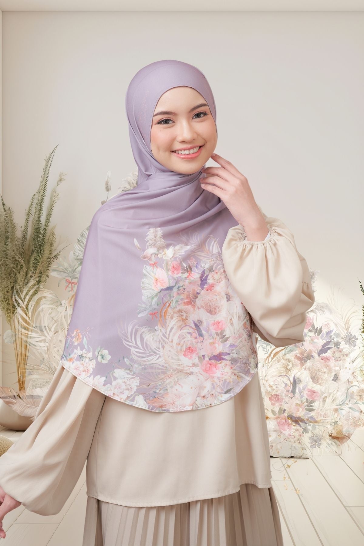 [ BUY 3 GET 1 FREE HIJAB ] Runa Emily - RE46.4 Hazel