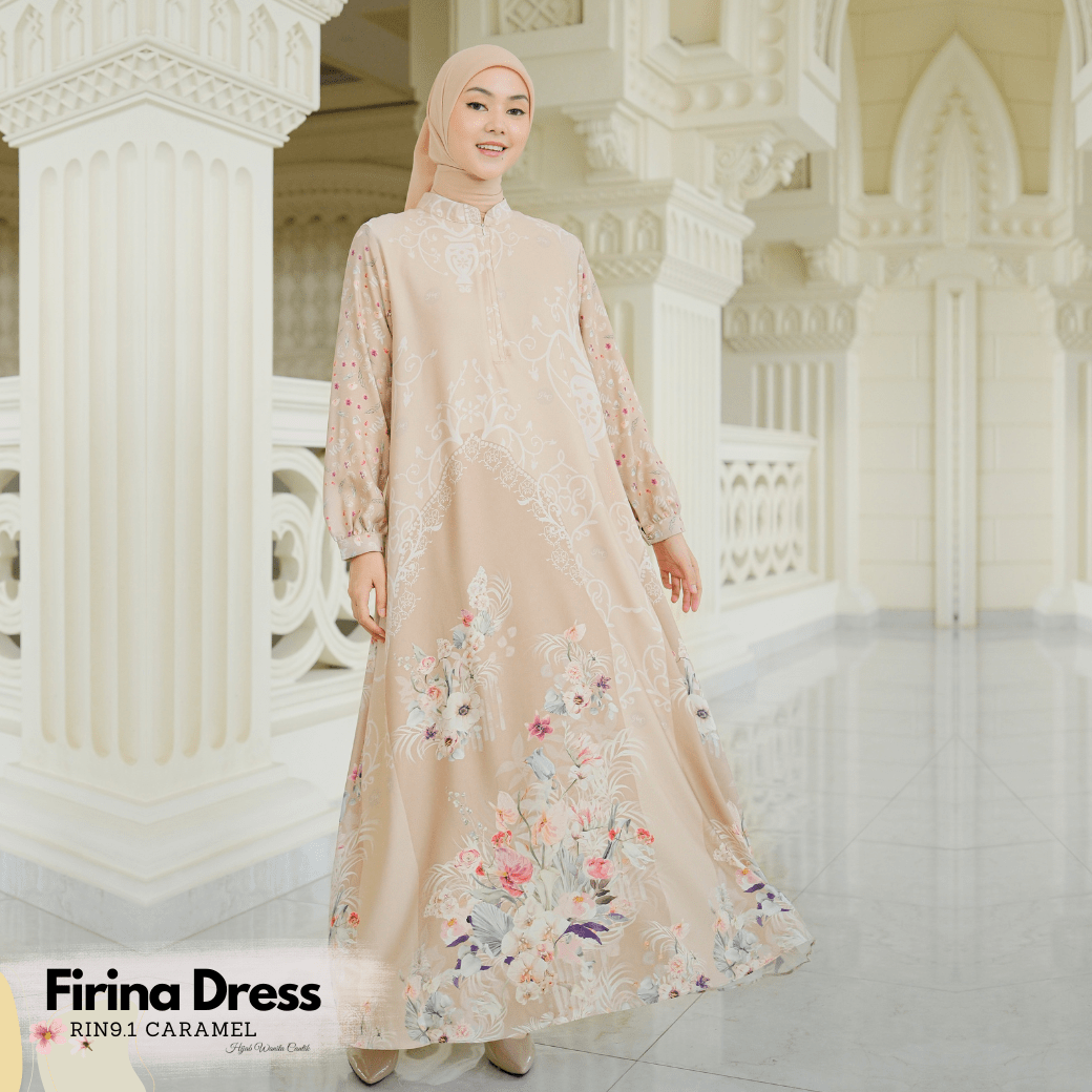 [CLEARANCE SALE] Firina Dress - Caramel