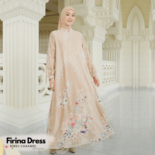 [CLEARANCE SALE] Firina Dress - Caramel