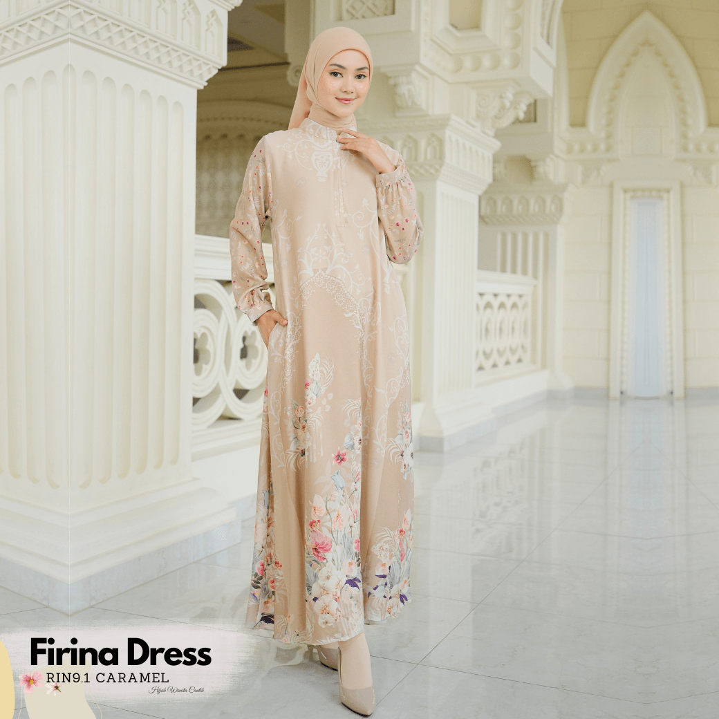 [CLEARANCE SALE] Firina Dress - Caramel