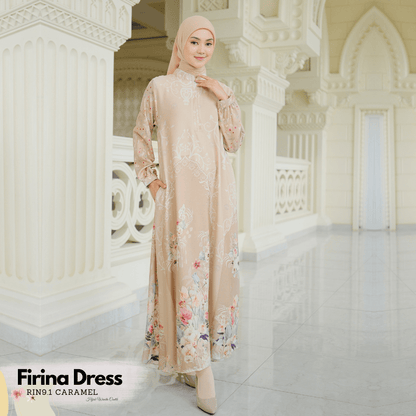 [CLEARANCE SALE] Firina Dress - Caramel