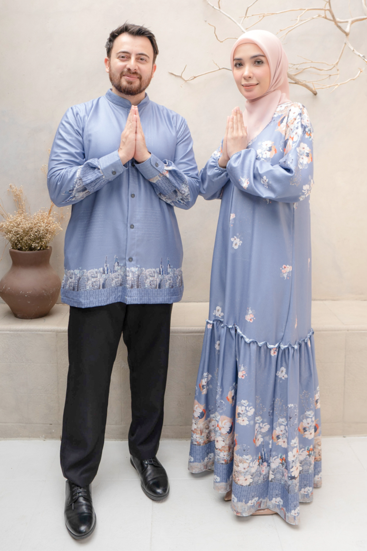 Family Set Riuh Kota Series - Semua Warna