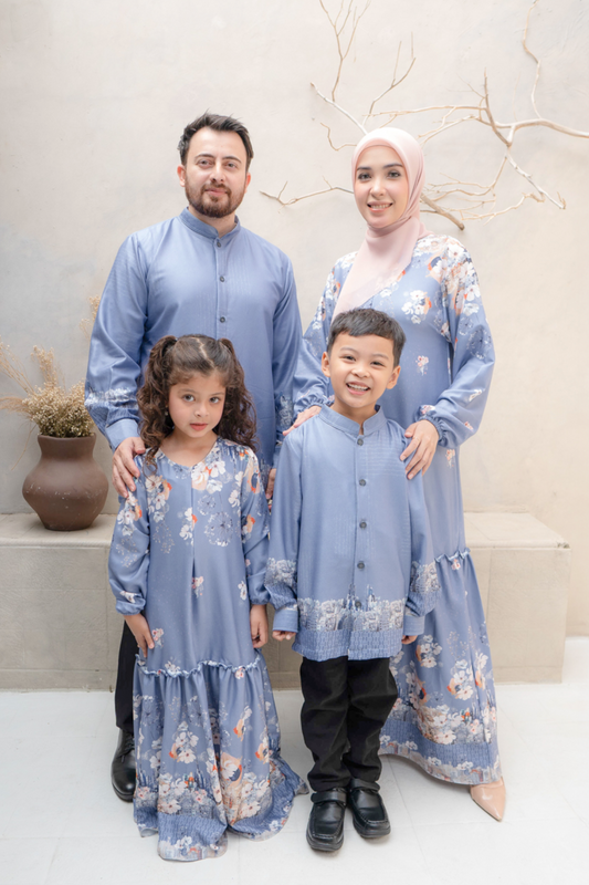 Riuh Kota Family Set - Denim