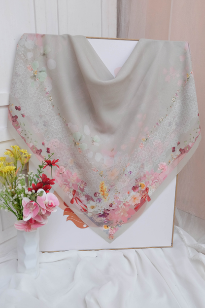 Leaf Rahma Scarf - AM31.9 AC31.9 HJ31.9 Sand