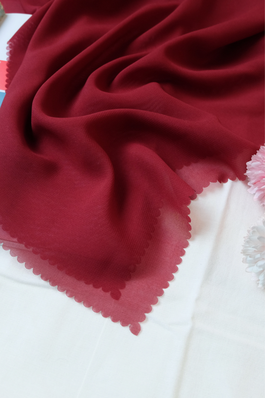 Mina Syar'i Lasercut - SC16.14 Maroon Oak