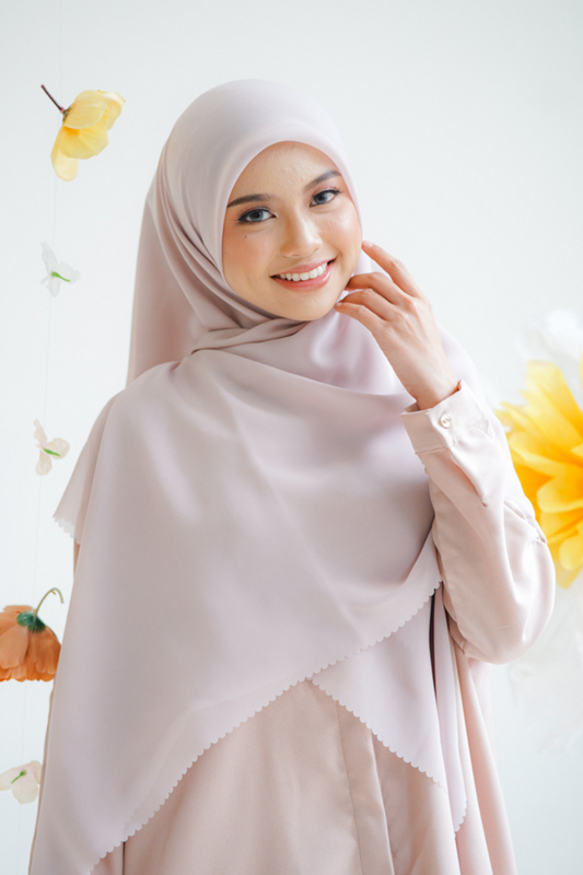 Mina Syar'i Lasercut - SC16.25 Light Grey
