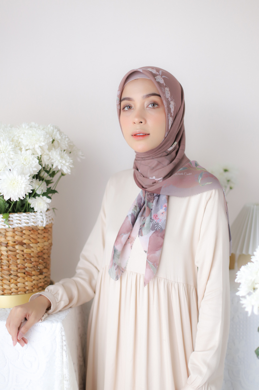 Fresia Scarf Premium Voal - PF31.4 Woody