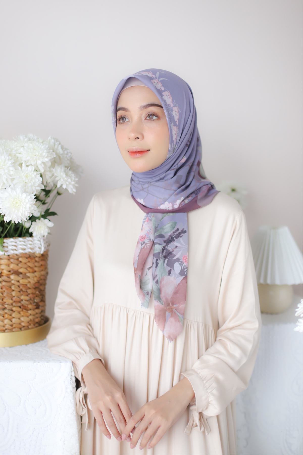 Fresia Scarf ICY Voal - SF32.5 Lilac