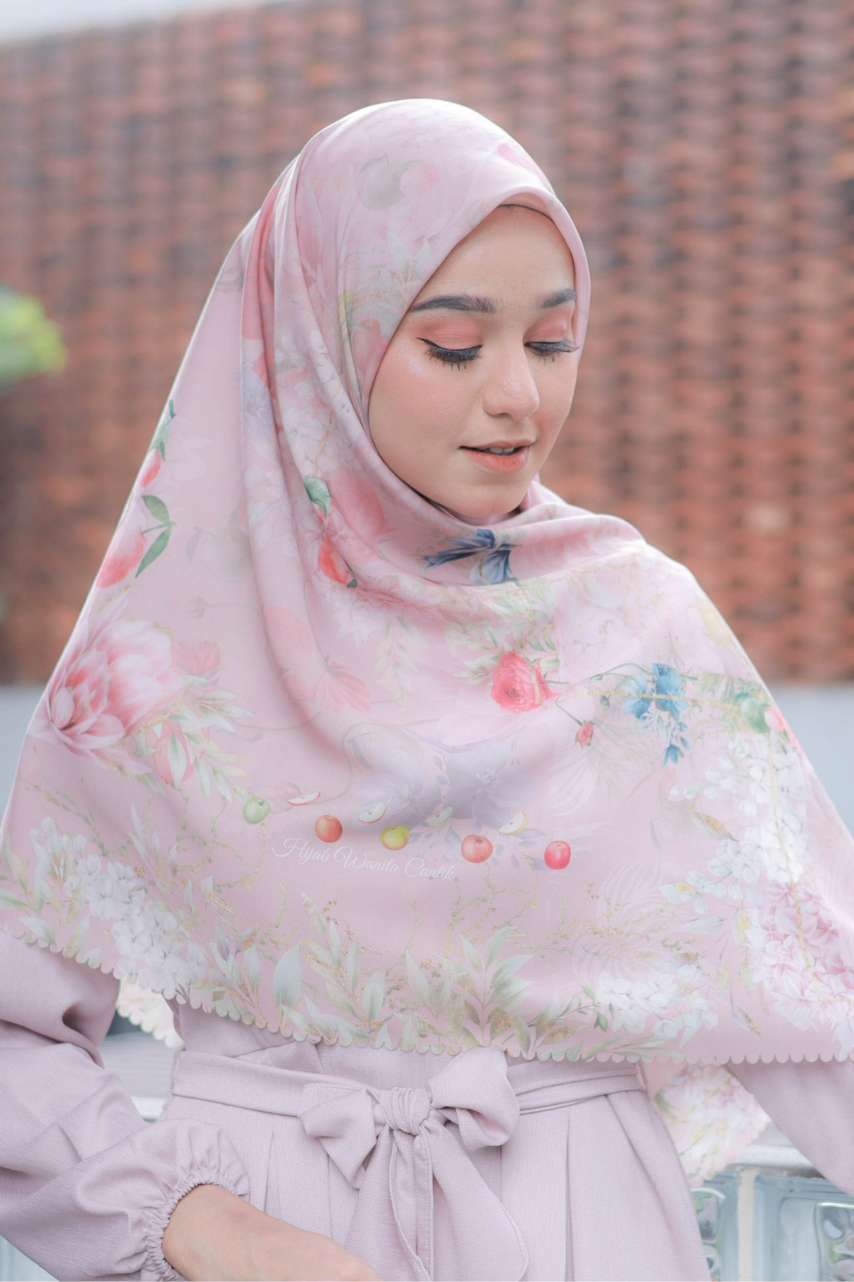 Apple - Scarf Square Premium Polycotton XL - Blush Pink - SPA3.10