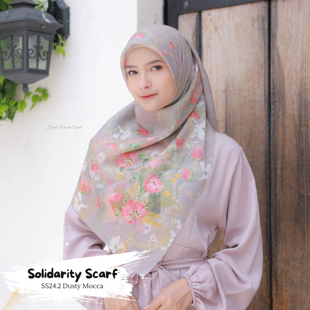 Solidarity Scarf - SS24.2 Dusty Mocca