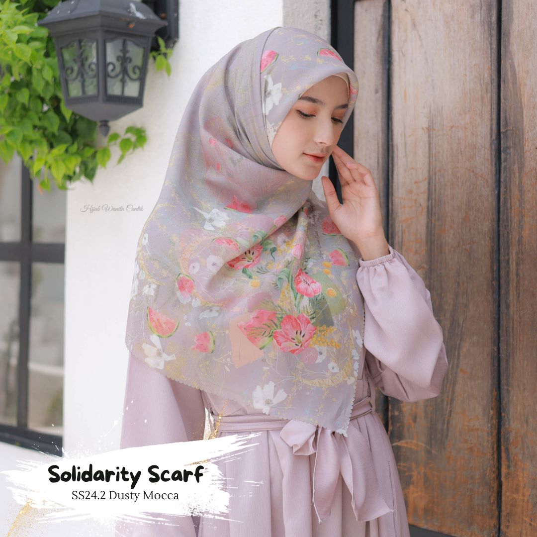 Solidarity Scarf - SS24.2 Dusty Mocca