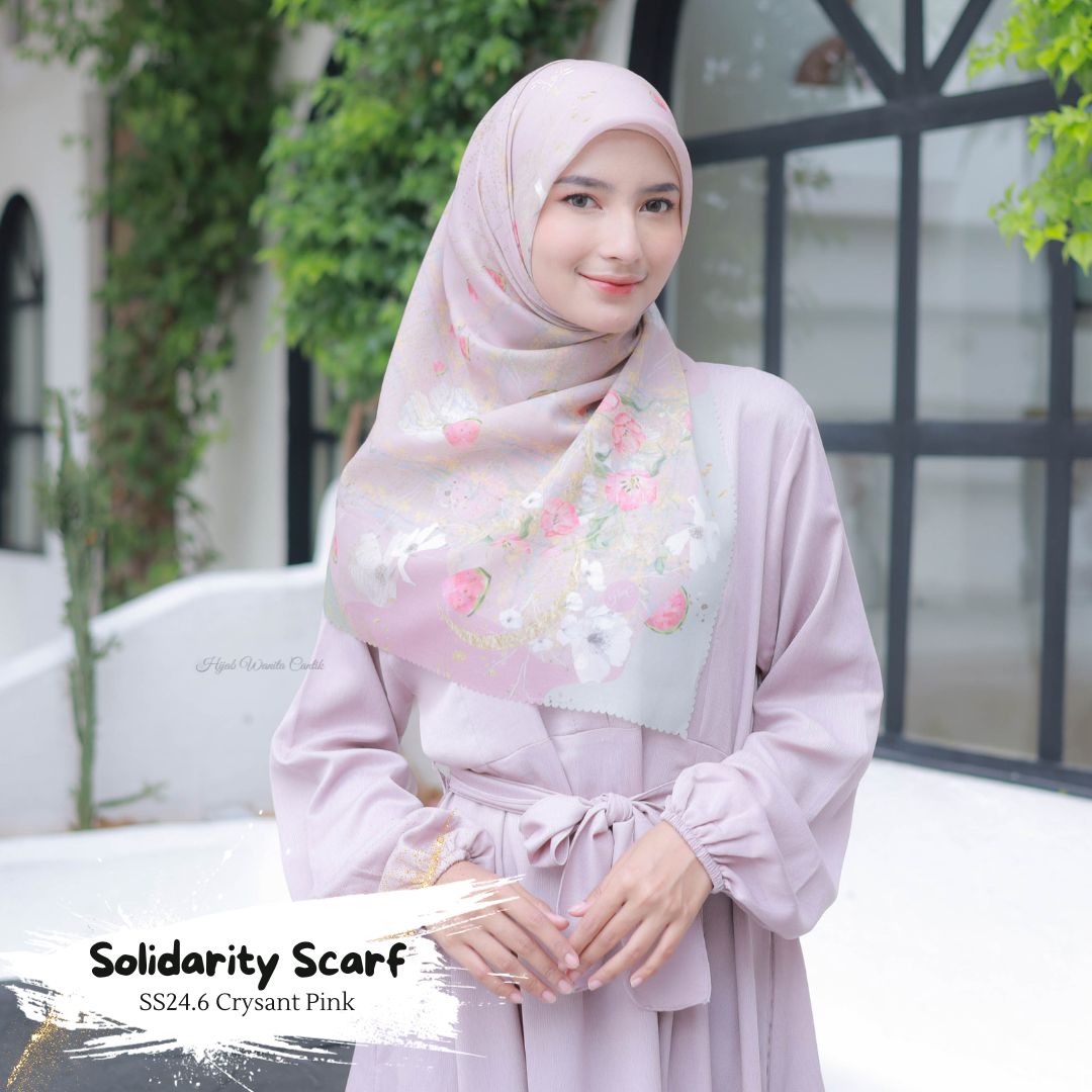 Solidarity Scarf - SS24.6 Crysant Pink