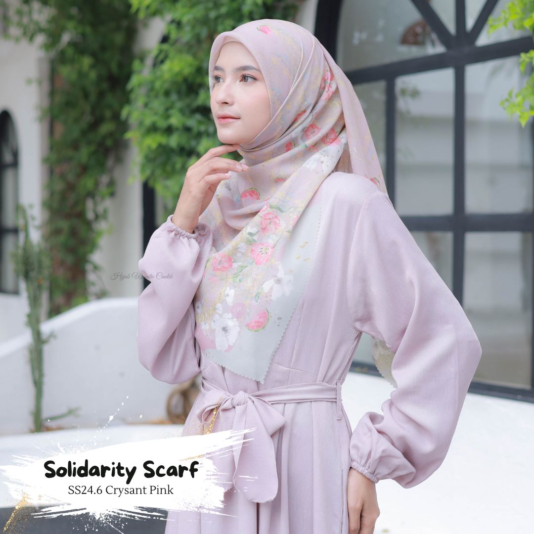 Solidarity Scarf - SS24.6 Crysant Pink