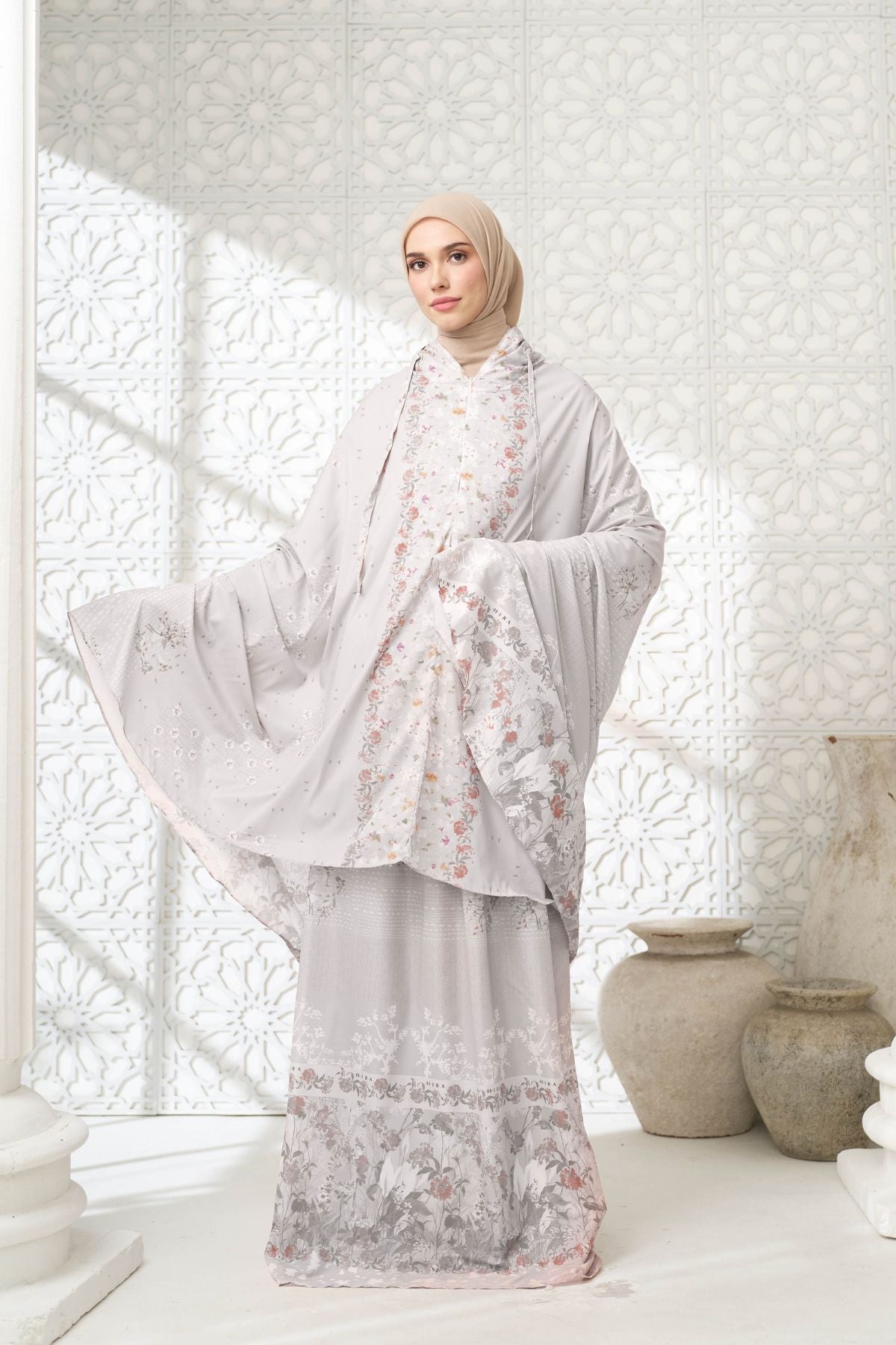 Mukena Willow | Travel Prayer Set - WL03.3 Silky Cream