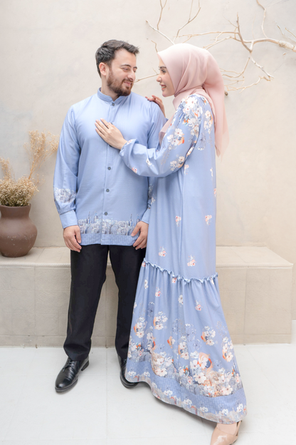 Riuh Kota Family Set - Soft Blue
