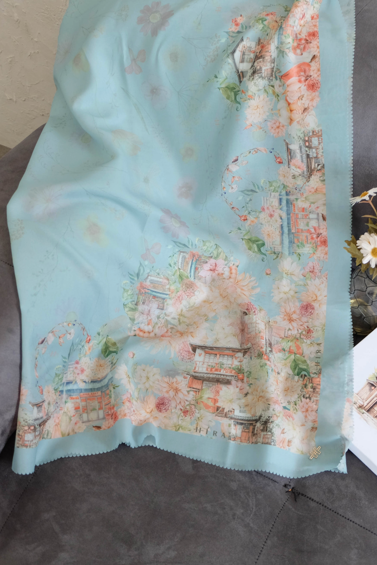 [ BUY 3 GET 1 FREE HIJAB ] Ohayo Scarf - Sora Sky