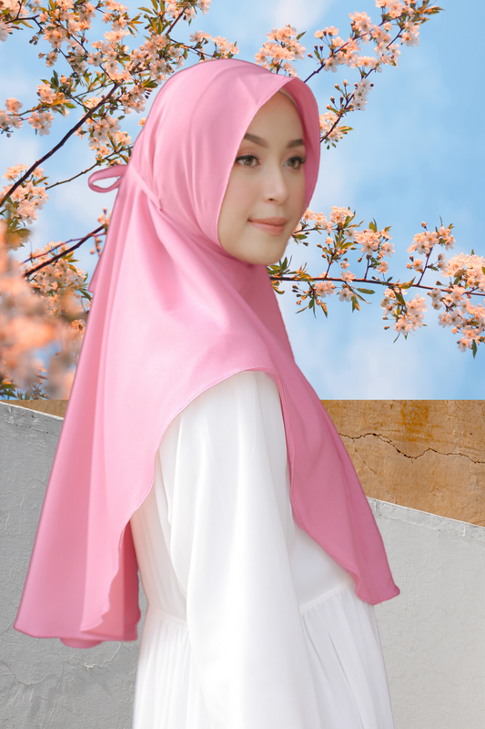 Hijab Instan Baiti Bergo - TY11.56 Garnet Pink