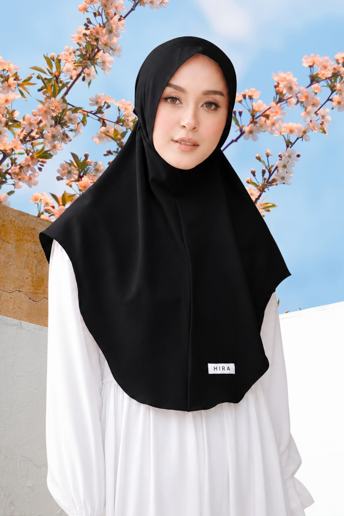 Hijab Instan Baiti Bergo - Black Crinkle