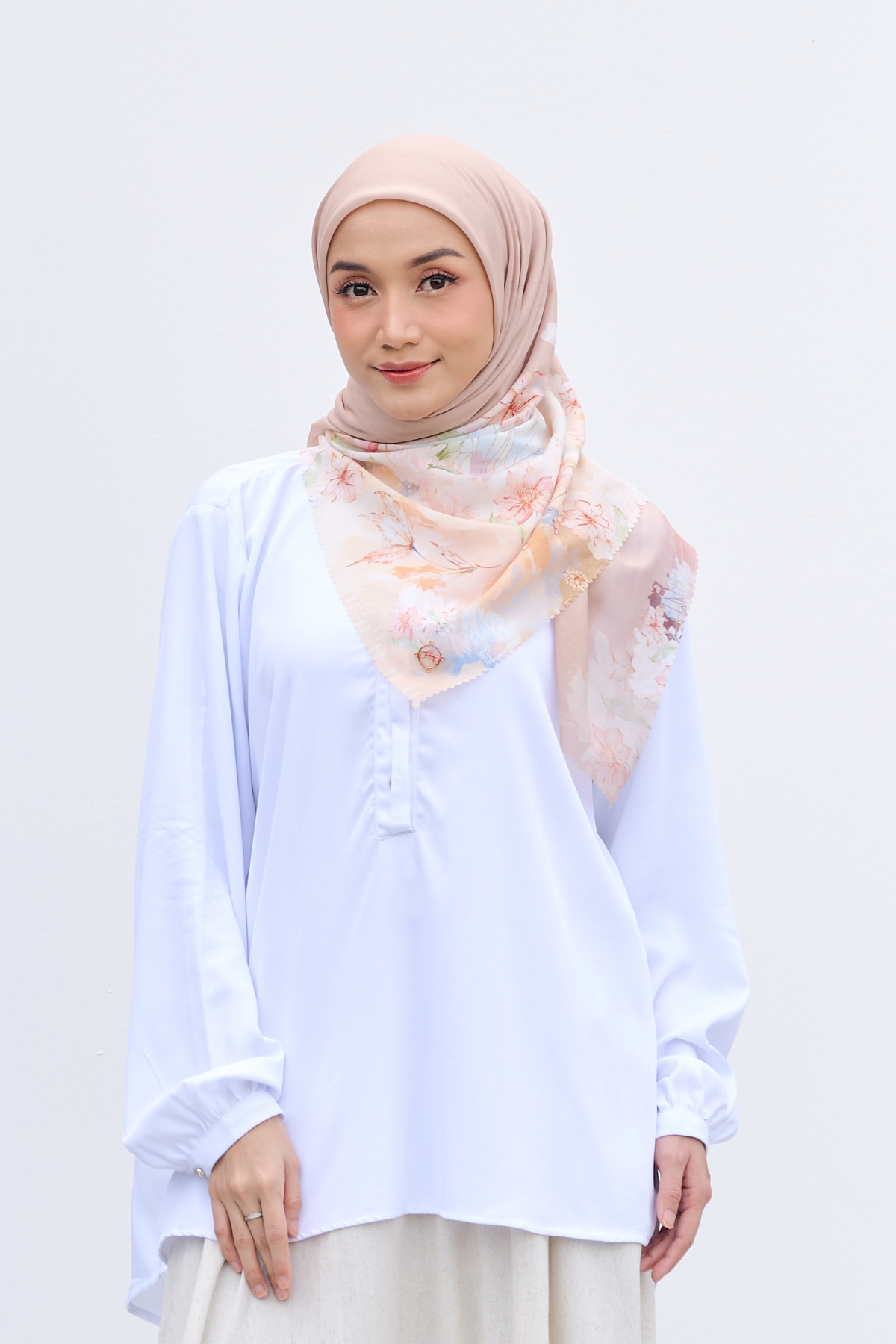 Tiva - Shirt Blouse Cotton Premium - White - VL07.1