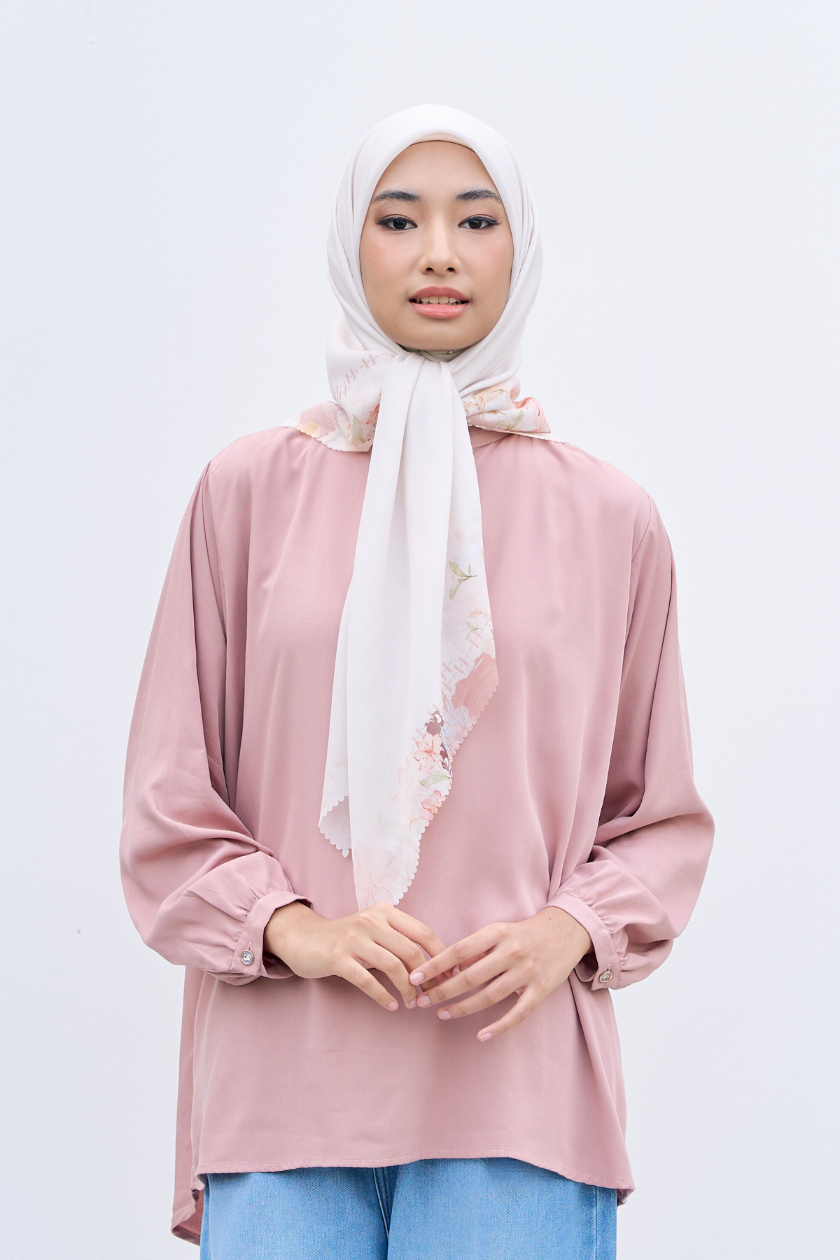 Tiva - Shirt Blouse Cotton Premium - Pink - VL07.2