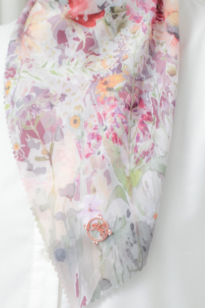 [ BUY 3 GET 1 FREE HIJAB ] Verbena - Scarf Square British Voal - Maroon - VR26.3