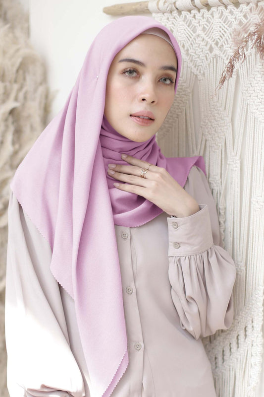 Segiempat Vina Voal - VT34.45 Mauve Lilac