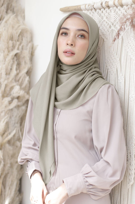 Segiempat Vina Voal - VT34.27 Frosty Gray