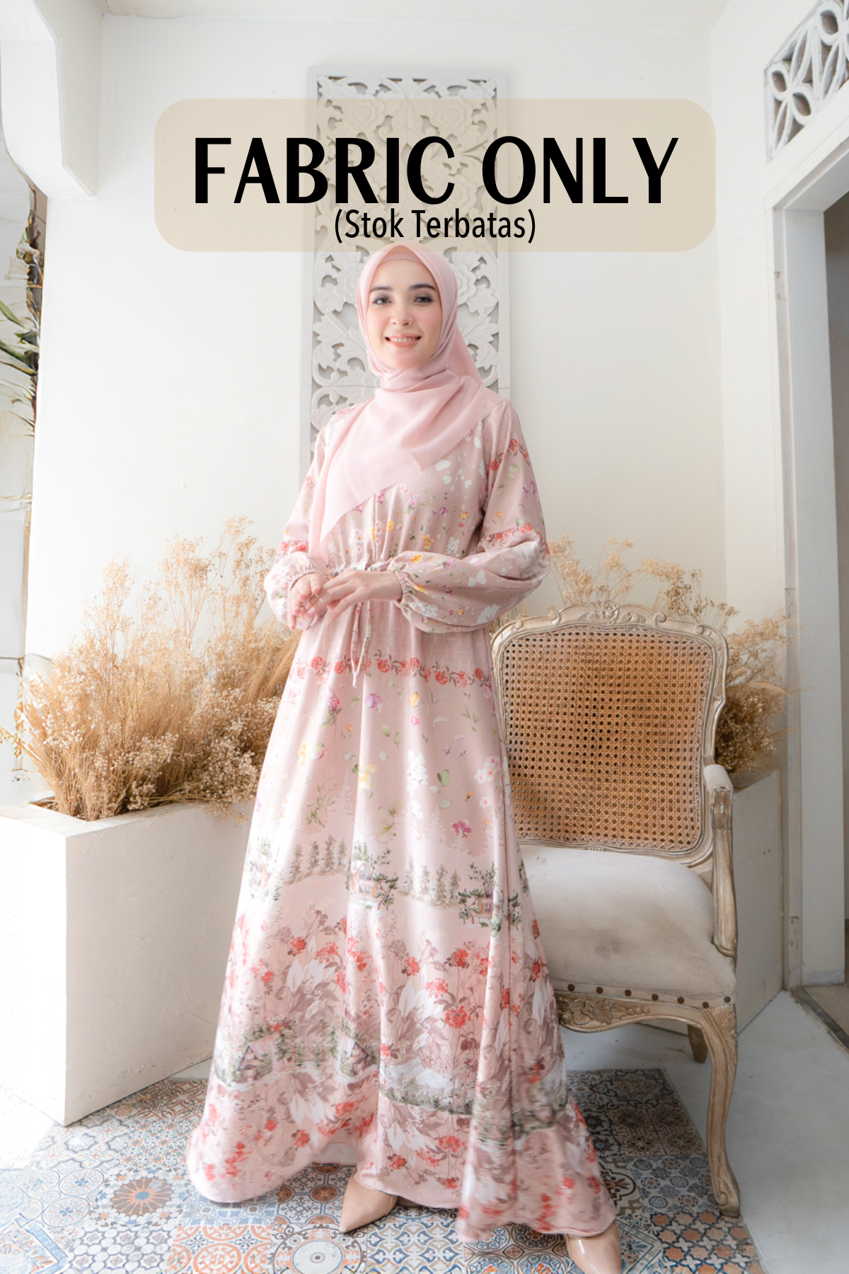 HIRA - Fabric Only | Bahan Baju Sarimbit Lebaran Rumah Senja & Wana Series