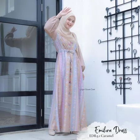 [DISKON AMBYAR] Last Stock HIRA - Dress Hijabwanitacantik | Dress Printing Exclusive | Gamis Pakaian Muslim | Sarimbit -Gamis Baju Koko
