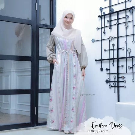 [DISKON AMBYAR] Last Stock HIRA - Dress Hijabwanitacantik | Dress Printing Exclusive | Gamis Pakaian Muslim | Sarimbit -Gamis Baju Koko