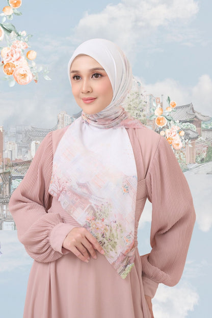 [ BUY 3 GET 1 FREE HIJAB ] Tangerine Scarf - ST16.4 TV16.4 TJ16.4 Winter White