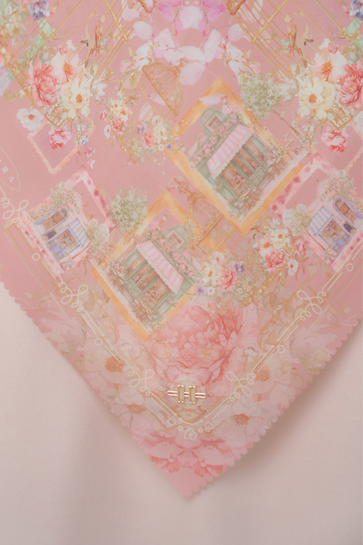 Nuri Scarf - NU33.9 NY33.9 NH33.9 Yellow Peach