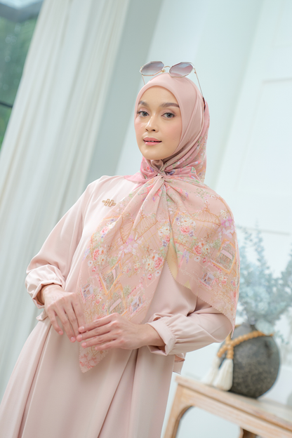 Nuri Scarf - NU33.9 NY33.9 NH33.9 Yellow Peach