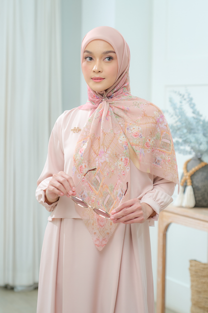 Nuri Scarf - NU33.9 NY33.9 NH33.9 Yellow Peach