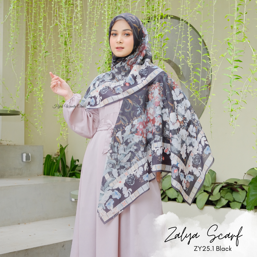 [DISKON AMBYAR] Last Stock Scarf Motif Hijabwanitacantik Series Hijab Kerudung Printing Motif