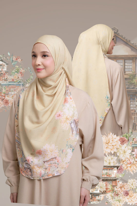 [ BUY 3 GET 1 FREE HIJAB ] Malaya Ohayo - MO55.3 Akane Sand