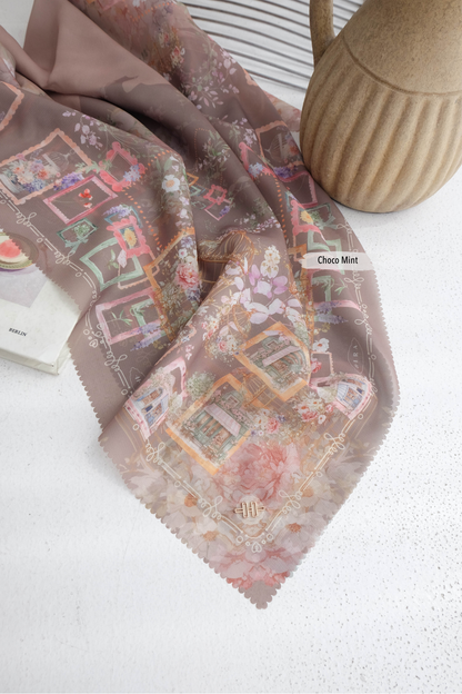 Nuri Scarf - NU33.3 NY33.3 NH33.3 Choco Mint
