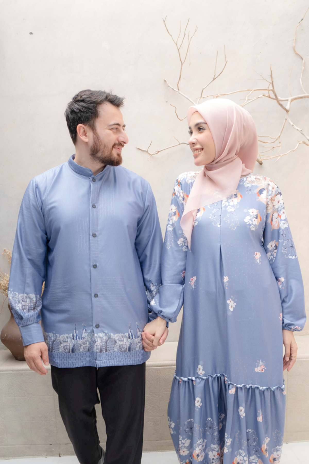 Riuh Kota Family Set - Denim