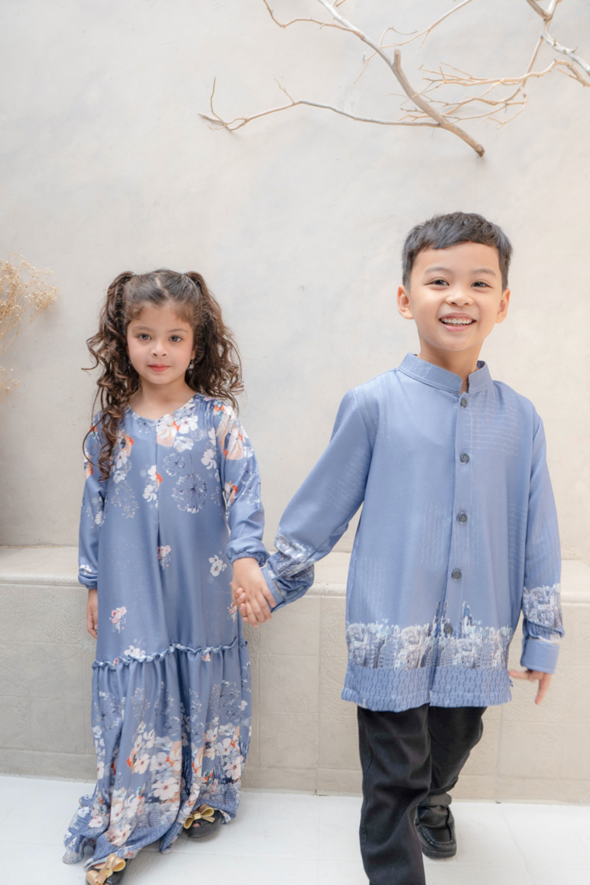 Riuh Kota Family Set - Denim