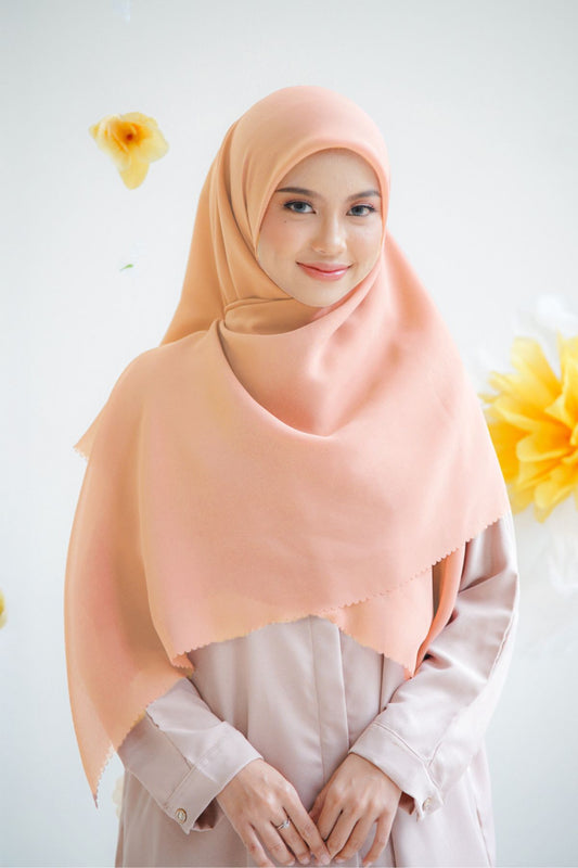 Mina Syar'i Lasercut - SC16.4 Peach Fuzz