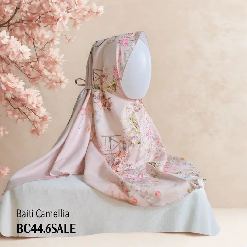 [DISKON AMBYAR] Last Stock Scarf Motif Hijabwanitacantik Series Hijab Kerudung Printing Motif