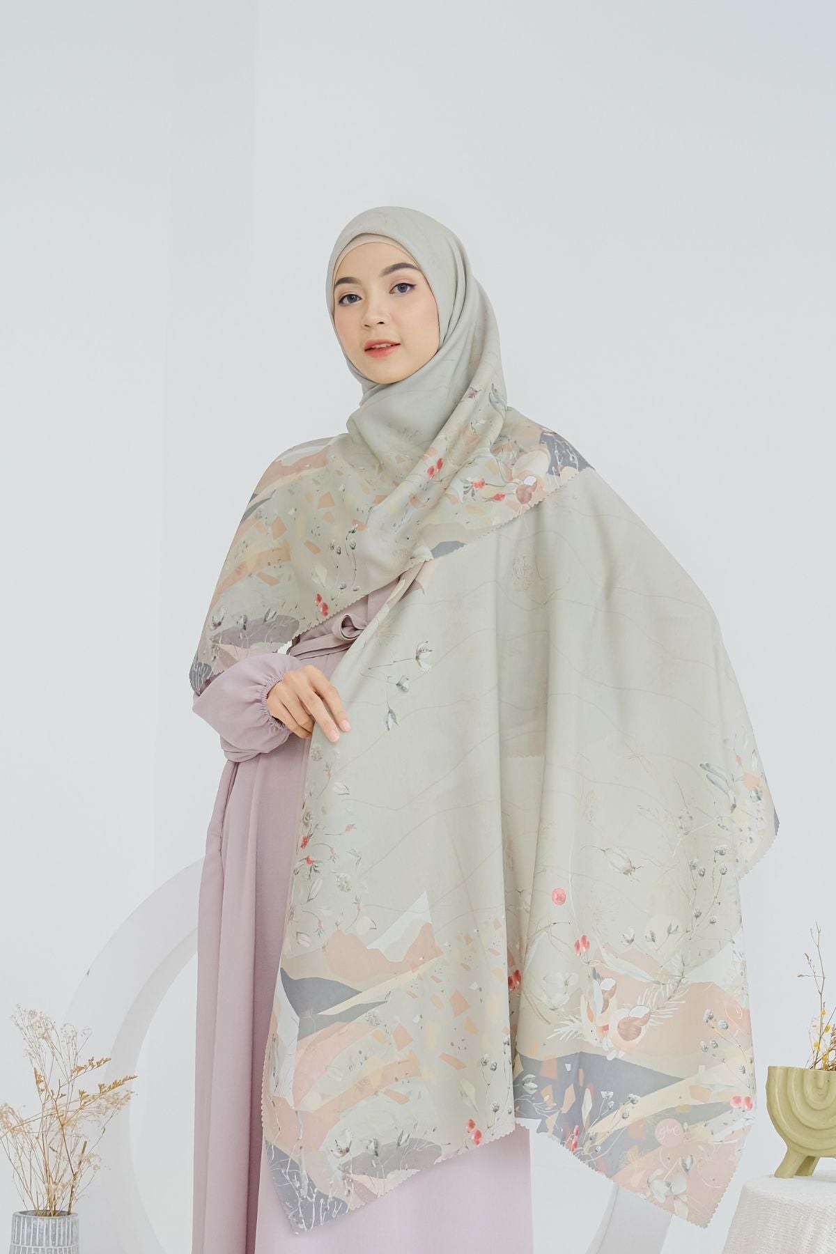 [ BUY 3 GET 1 FREE HIJAB ] Coconut Scarf - SG93.10 Linen Brown