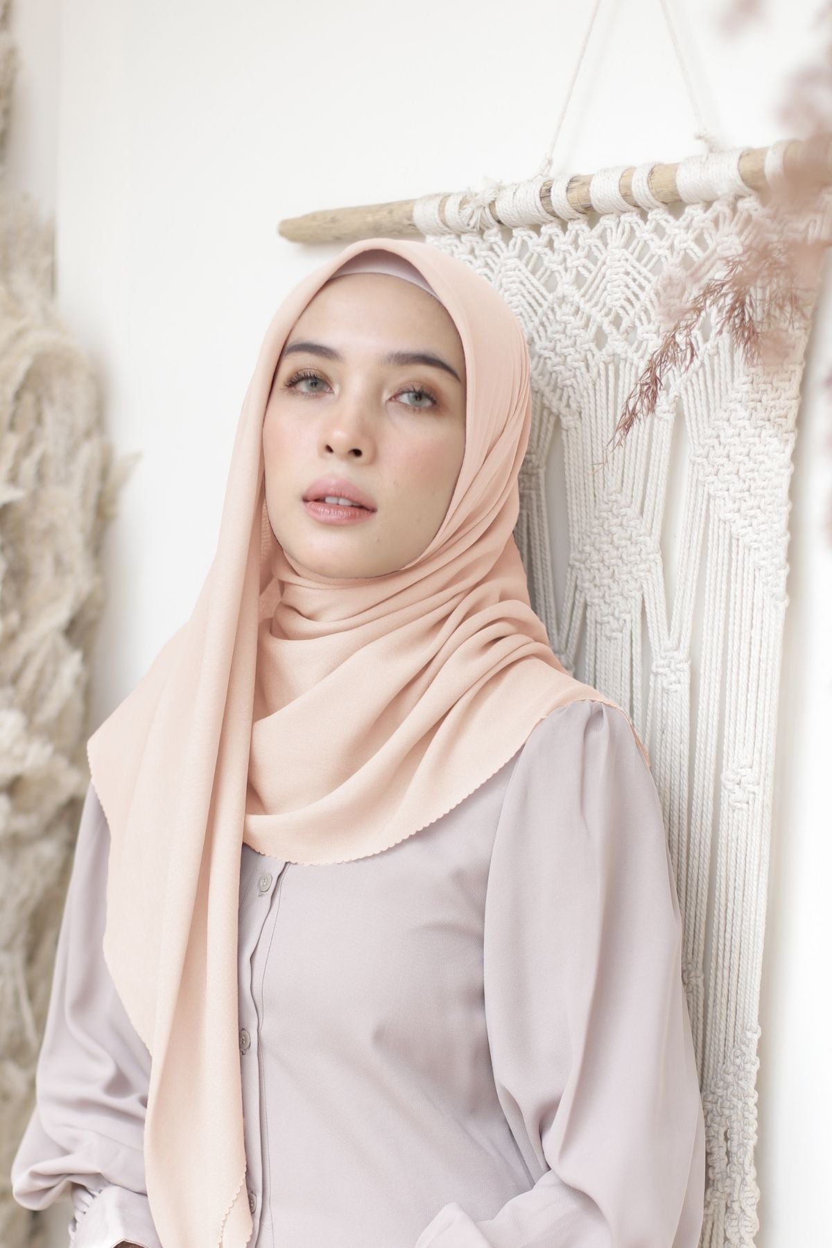 Segiempat Vina Voal - VT34.60 Peach Pink