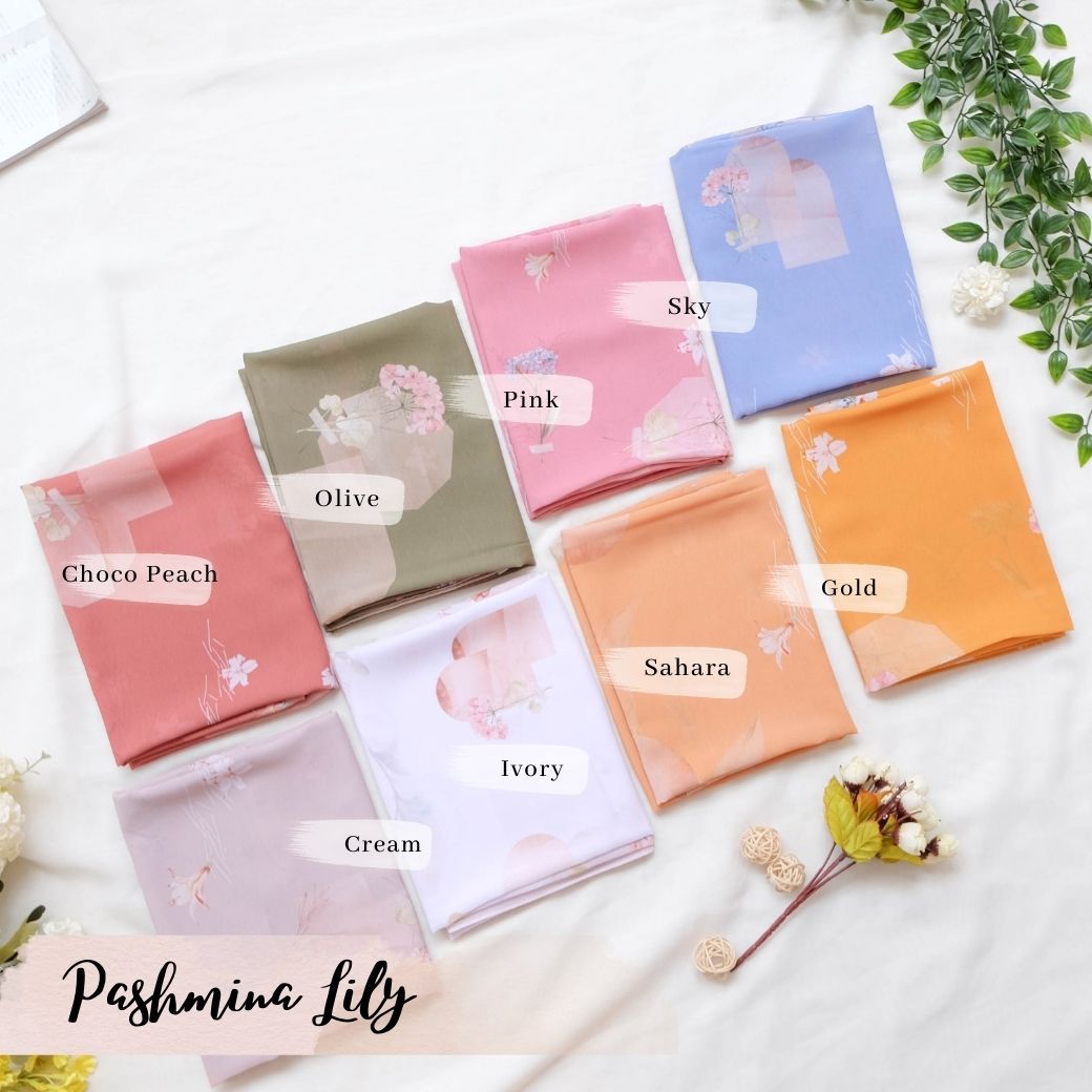 Lily - Pashmina Premium Ceruti - Pink - PM11.41