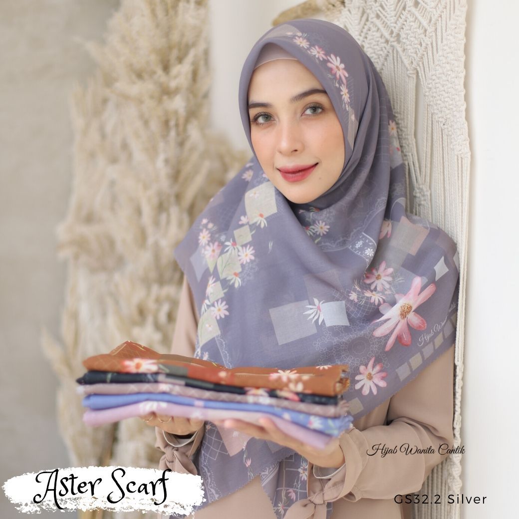 Aster Scarf - GS32.2 Silver