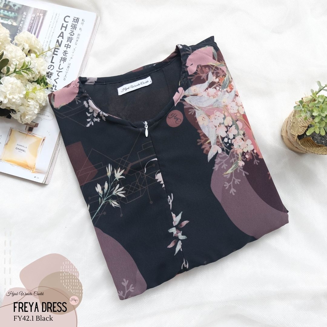 Freya Dress - FY42.1 Black