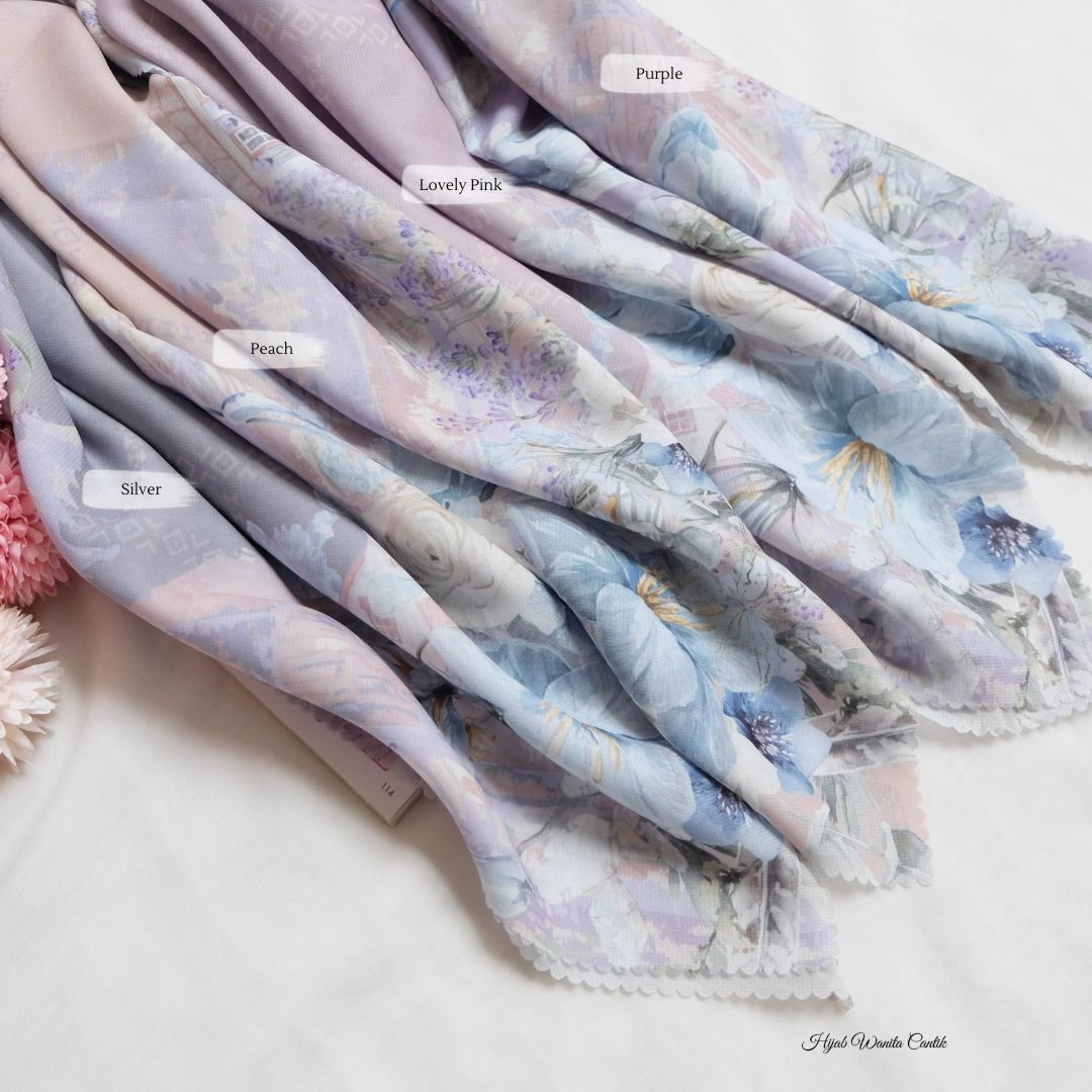 Lavender JUMBO - Scarf Square Premium Polycotton XL | Lovely Pink - LJ57.6