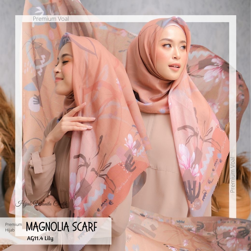 Magnolia Scarf Premium Voal - AG11.4 Lily