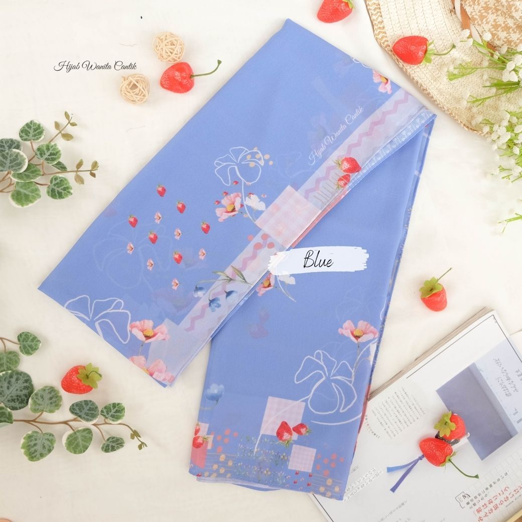 Berry - Pashmina Premium Ceruti - Blue - PM11.35